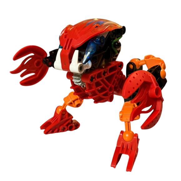 Vintage LEGO BIONICLE Tahnok Blue Red 8563 Set with Canister NO BOOKLET - Picture 2 of 12